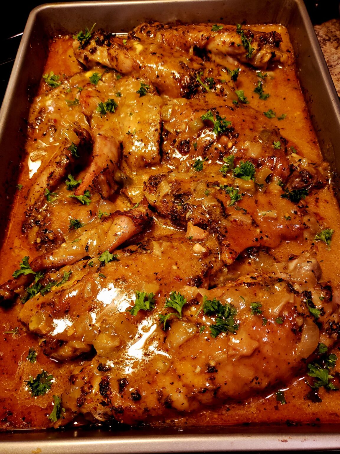 Baked turkey wings with mushroom gravy! – Mex-Soul Food